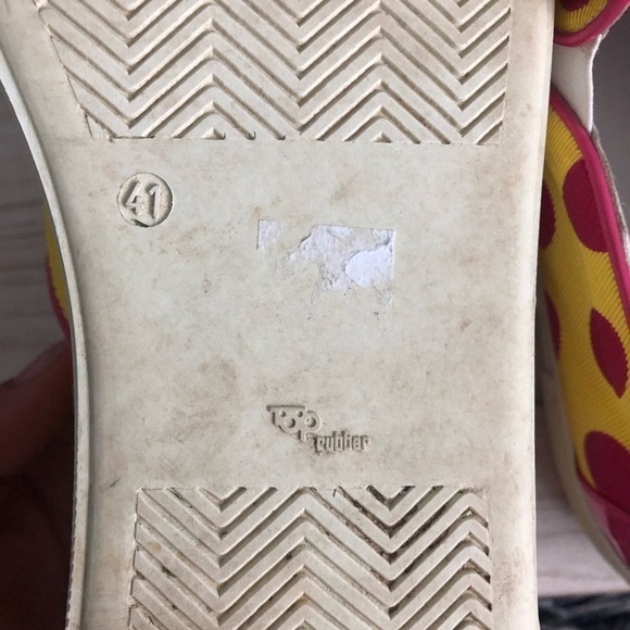 SIMON Scott Leather polka dots sneakers size 41 - Picture 5 of 5